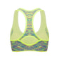 soutien-gorge de sport teint en color block