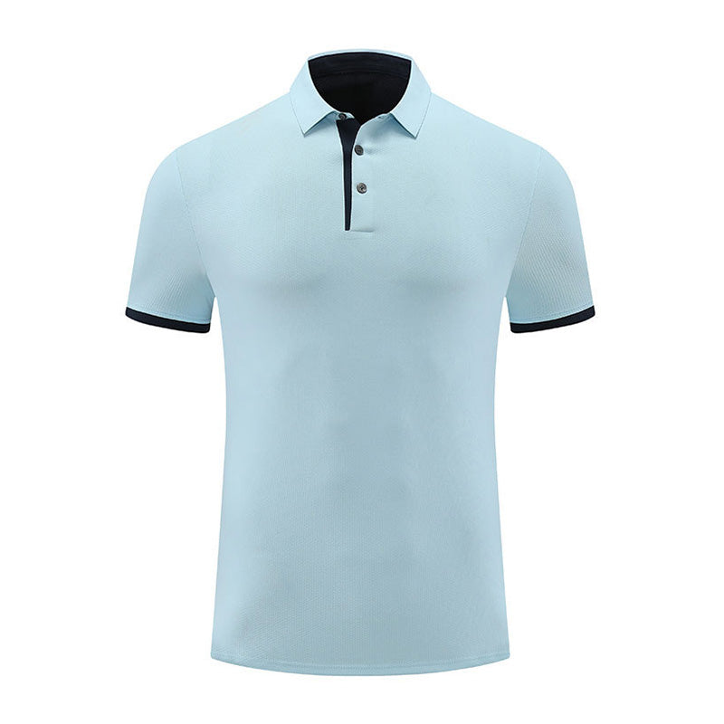 Outdoor Fitness Quick Drying Sports Short Sleeved Polo