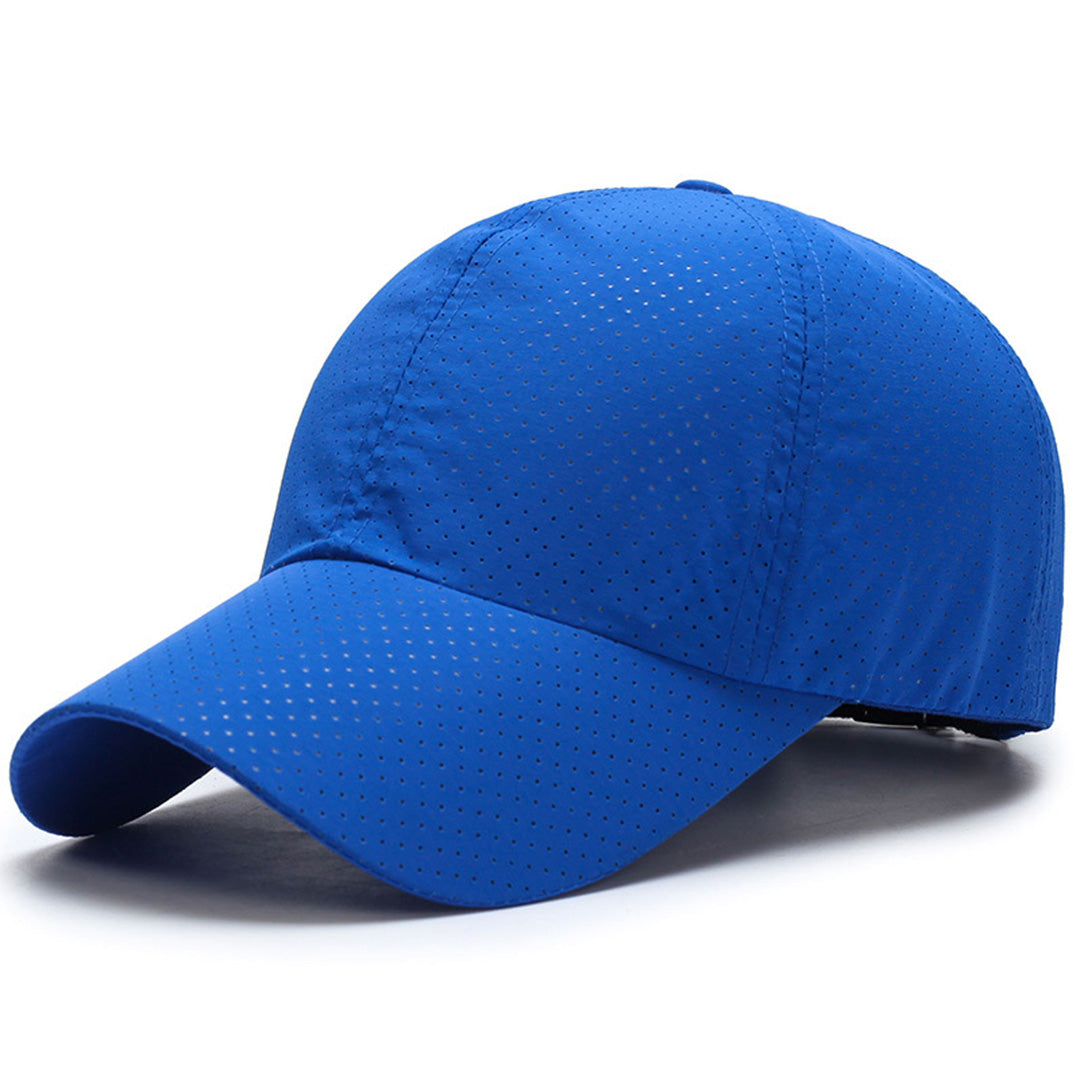 Hat Tennis Baseball Cap Sun Protection Visor Mesh Breathable Peaked Cap