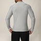 Men's sports quick dry button long sleeve top