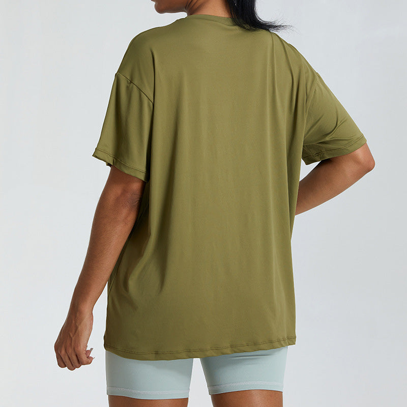 Ultra-Soft Breathable Loose Quick-Dry Short Sleeve T Shirt Top