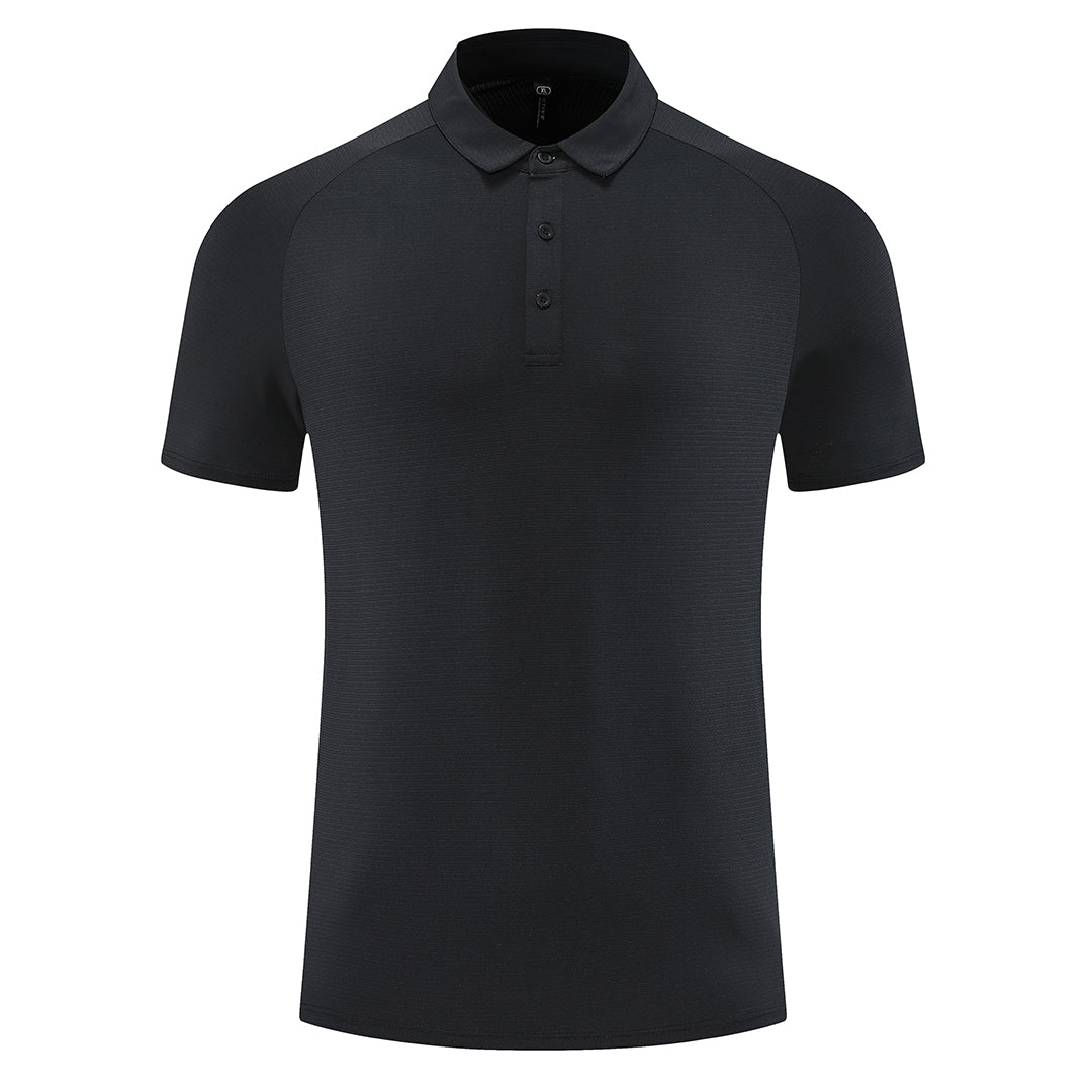 Men's breathable running polo shirt