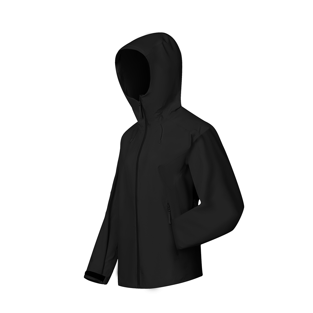 Windproof and waterproof midi jacket