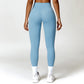 High-waisted hip-lifting athletic leggings