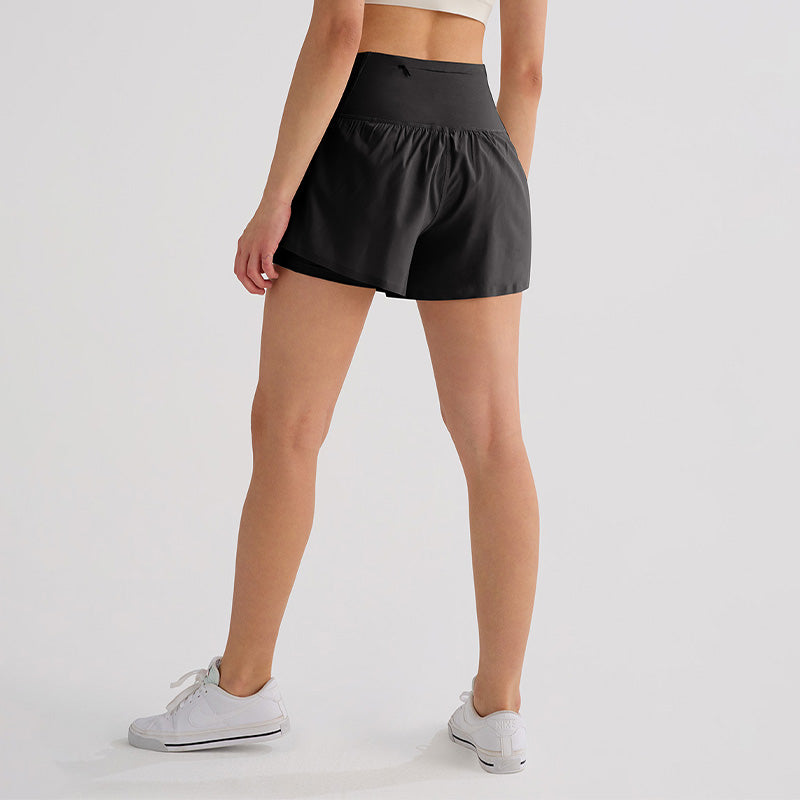 Women's High Waist Sports Tennis Shorts with Pockets