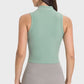 High-neck yoga moisture-wicking sports tank tops