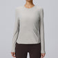 Soft breathable tight long sleeve top