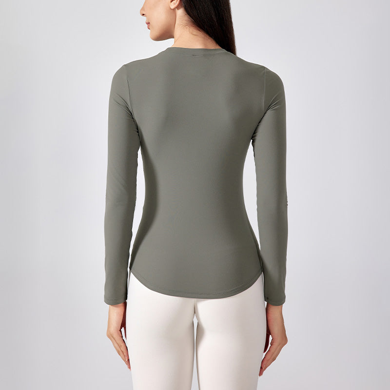 Nude Sliming Long sleeve yoga Top