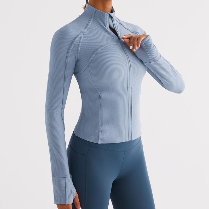 sports running stand collar jacket