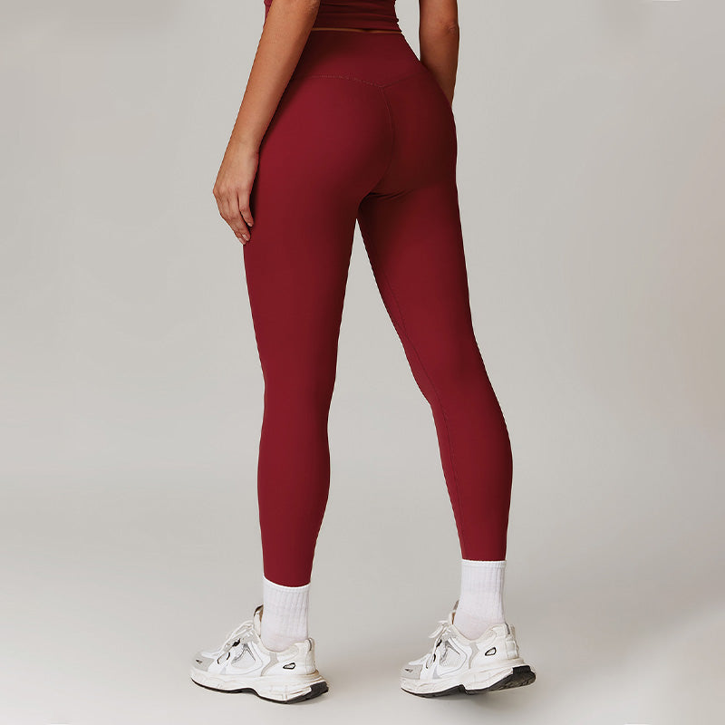 High-waisted hip-lift quick-drying leggings