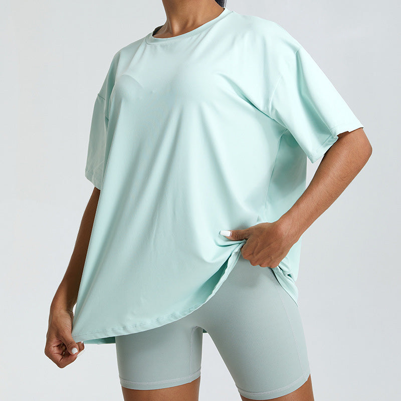 Ultra-Soft Breathable Loose Quick-Dry Short Sleeve T Shirt Top