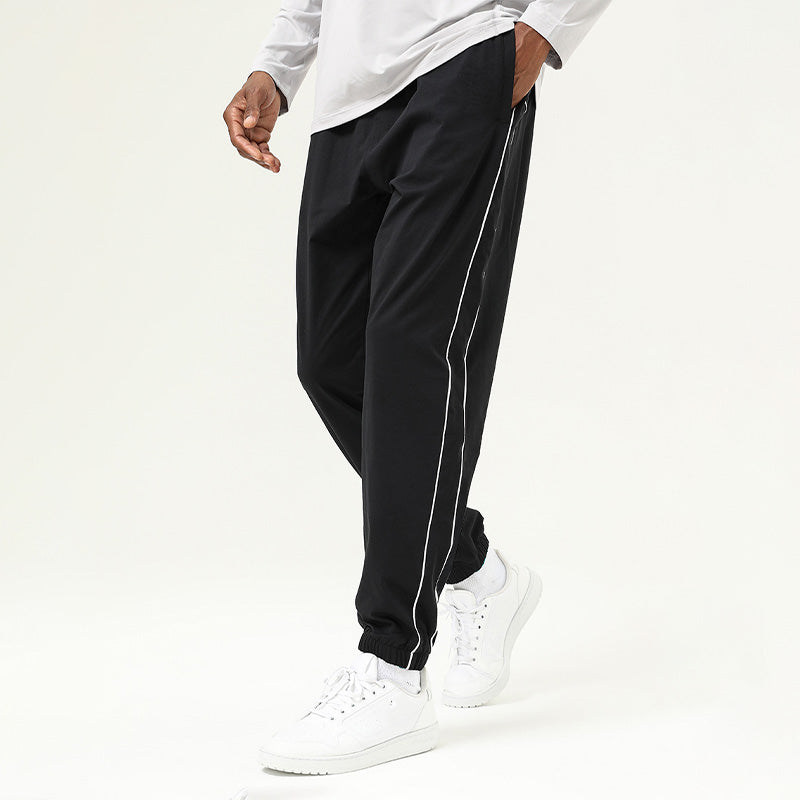 Men's quick drying breathable loose casual sports pants