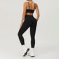 Seamless High-waisted Sports Bra + Legging 2 Pieces Set