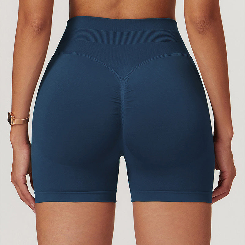 Seamless Quick-Dry High-Waisted Sport Shorts