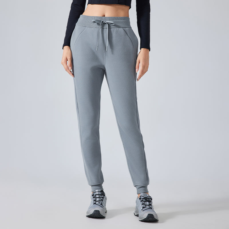 Drawstring High Waisted Sports Sweatpants Fitness Yoga Pants