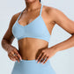 Seamless Thin Straps Cross Back Sports Bra