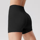 Seamless High-waisted Running Shorts