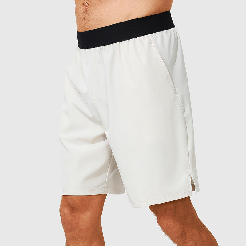 Men's high waisted breathable sports shorts