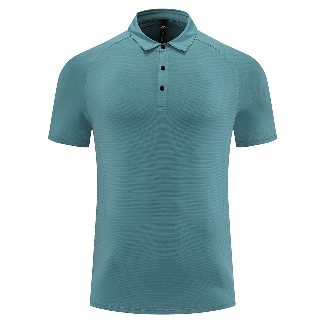 Men's breathable running polo shirt