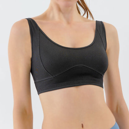 Soutien-gorge de yoga en jean extensible