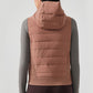 Autumn and Winter Lightweight Slim-fit Hooded Down Vest