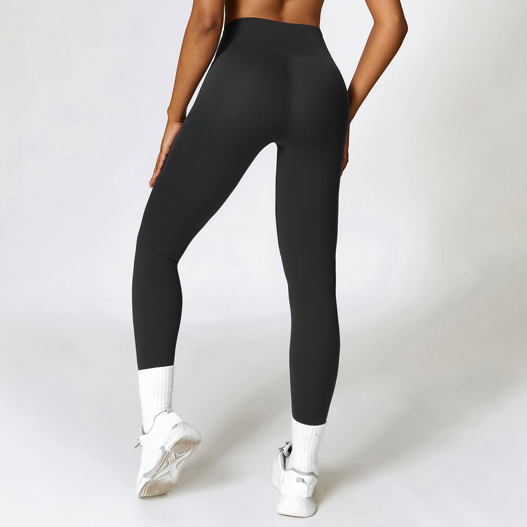 High-waisted hip-lift quick-drying leggings