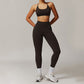 Seamless High-waisted Yoga Bra + Legging 2 Pieces Set