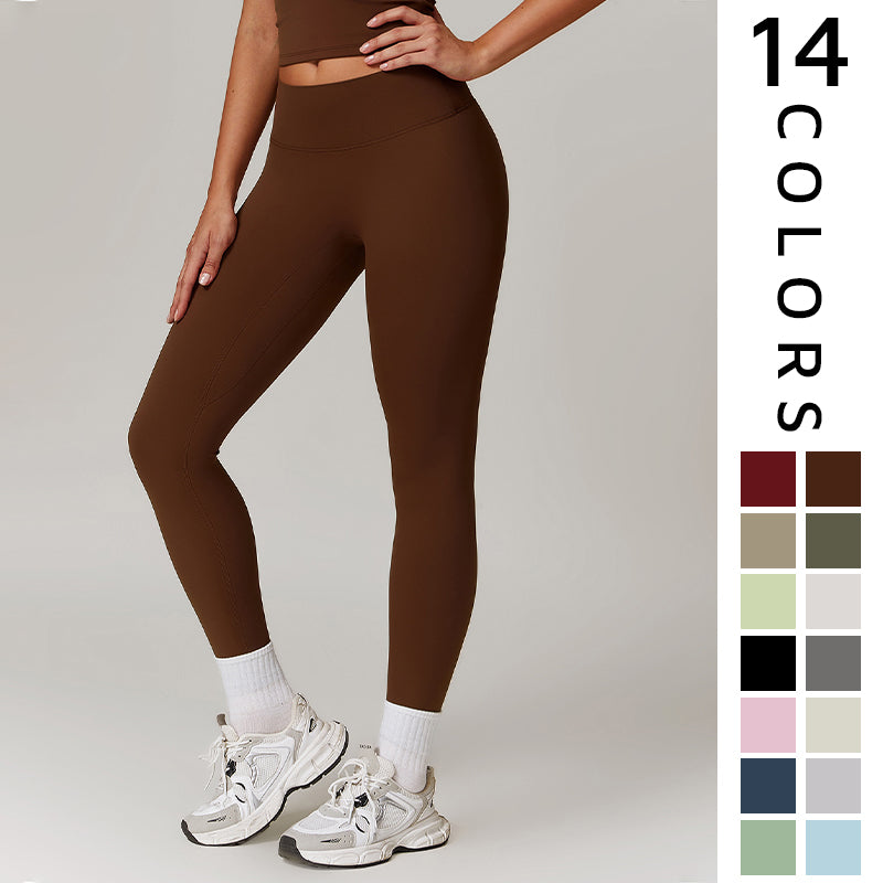 High-waisted hip-lift quick-drying leggings