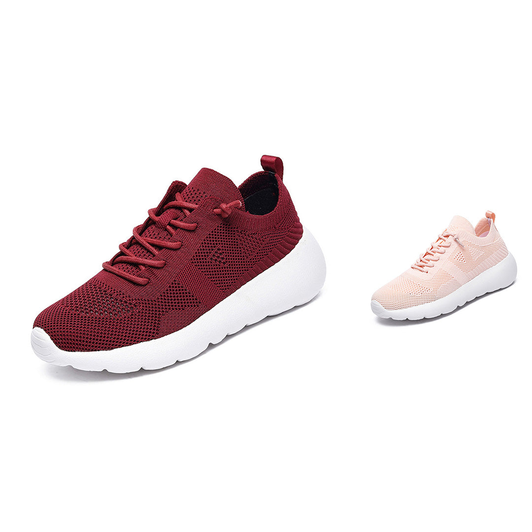 Lace-Up Lightweight Women's Mesh Sneakers