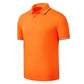 Men's cotton-trimmed polo shirt