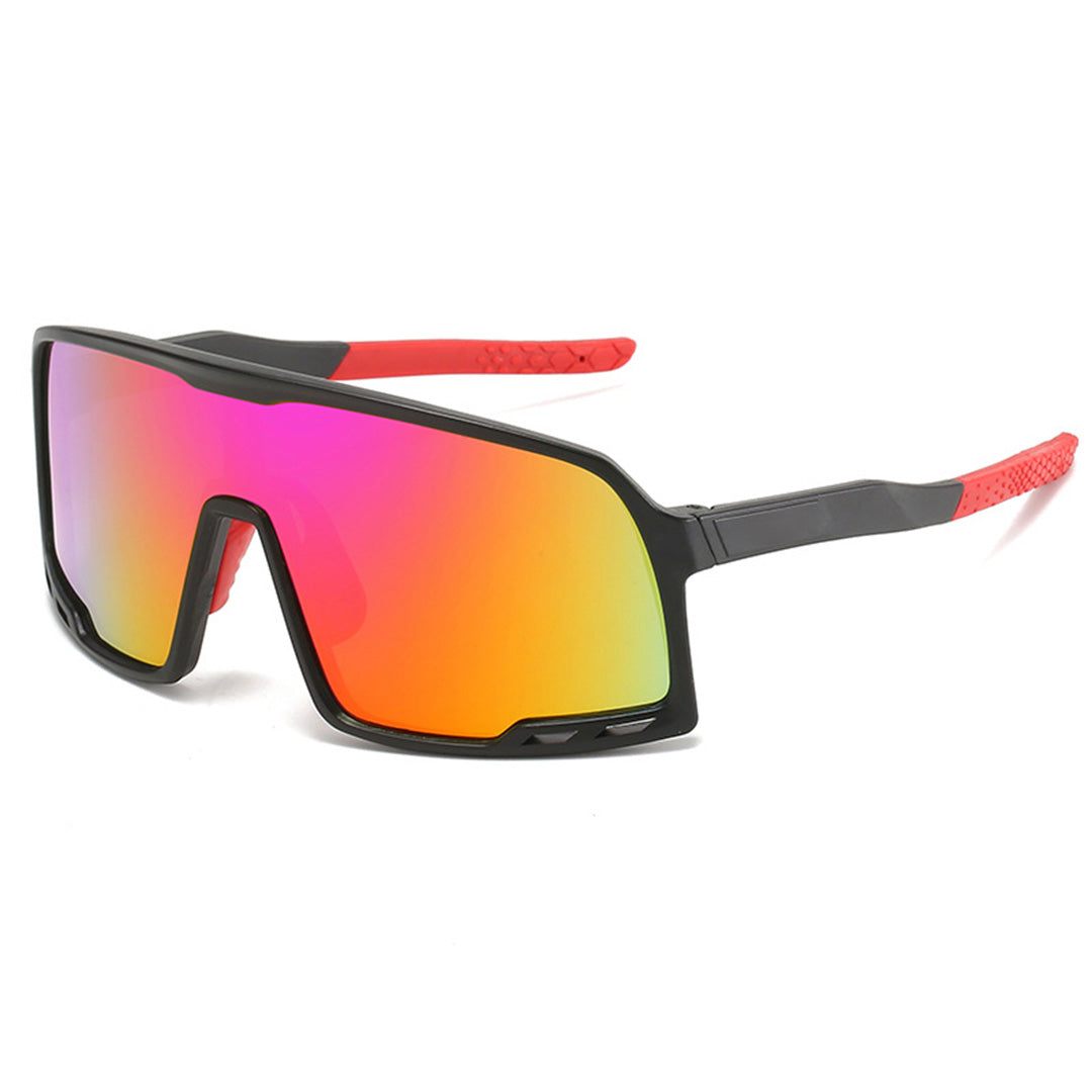 Cycling Mirror Outdoor Sports One-Piece Large Frame Sunglasses