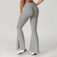 Quick-Dry High Waist Fitness Sports Flared Leg Pants