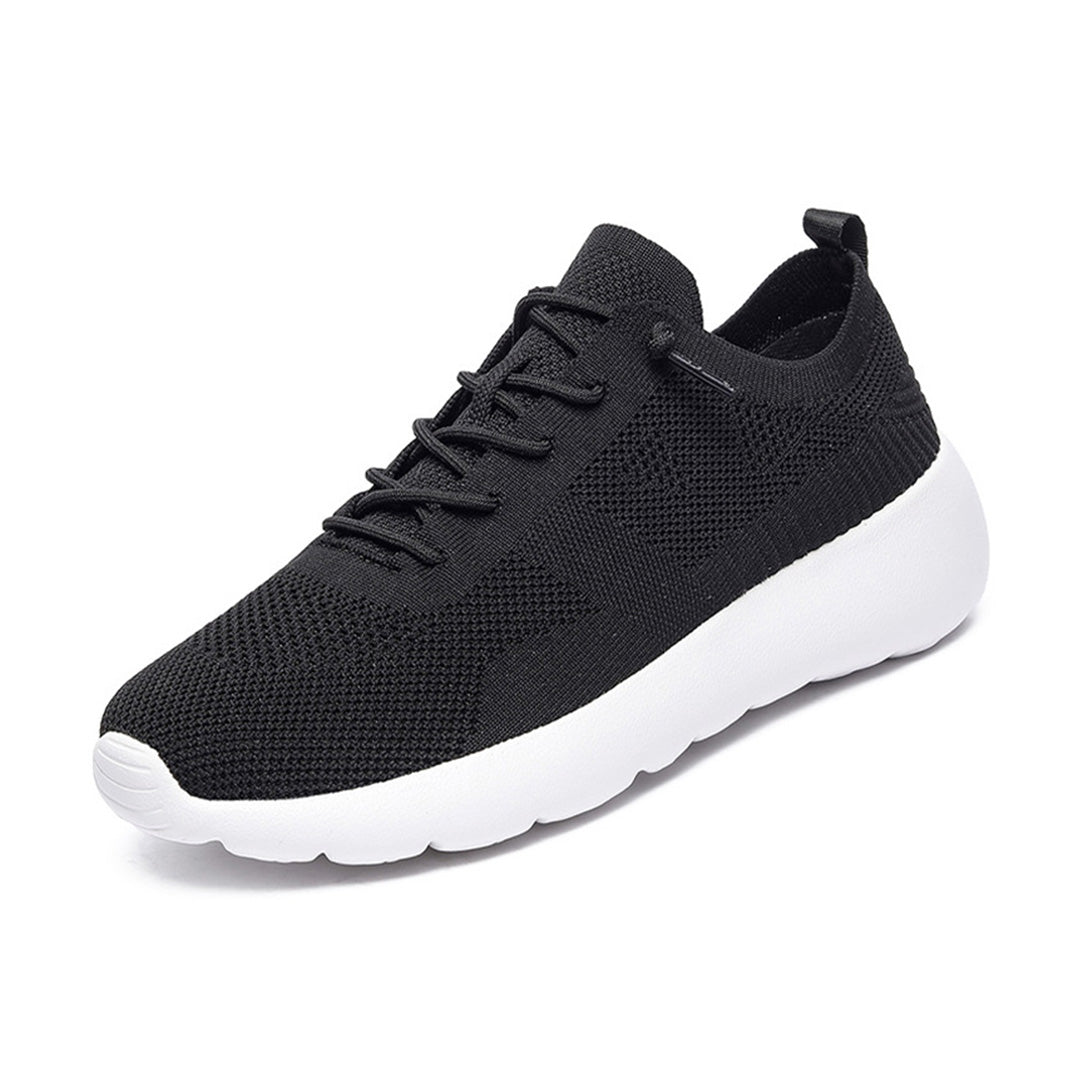 Lace-Up Lightweight Couples Thick-Soled Mesh Sneakers