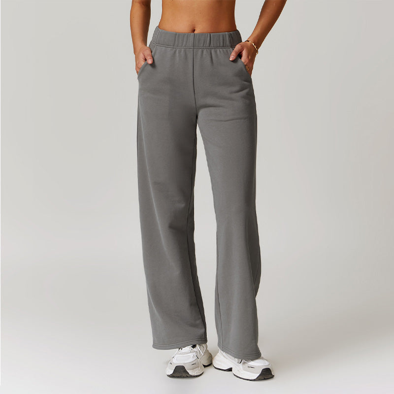 Outdoor sports straight-leg casual sweatpants