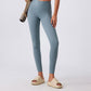 High-waisted hip-lifting stretch fitness leggings