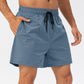 Men's drawstring loose sports shorts