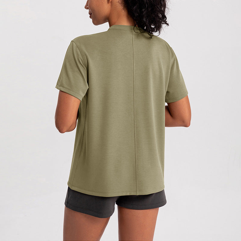 Breathable Loose Short-sleeved Sports Yoga T-shirts