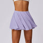 Ice-like UV-resistant high-waisted yoga skirt