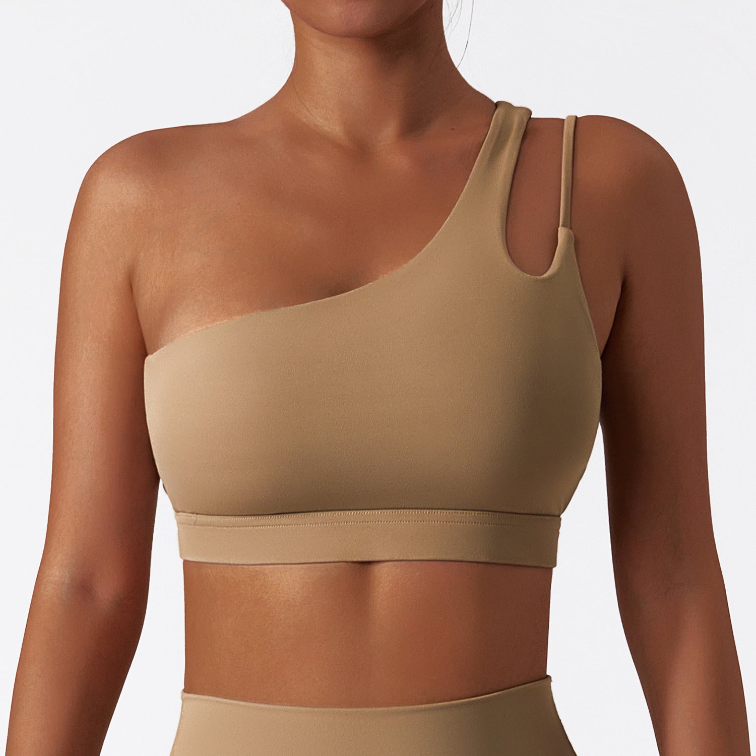 Irregular cross-body straps Sport Bra