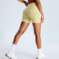 Outdoor Seamless Quick-Dry High Waist Sports Shorts