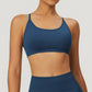 Seamless U Neck Cross Back Quick-Dry Sports Bra