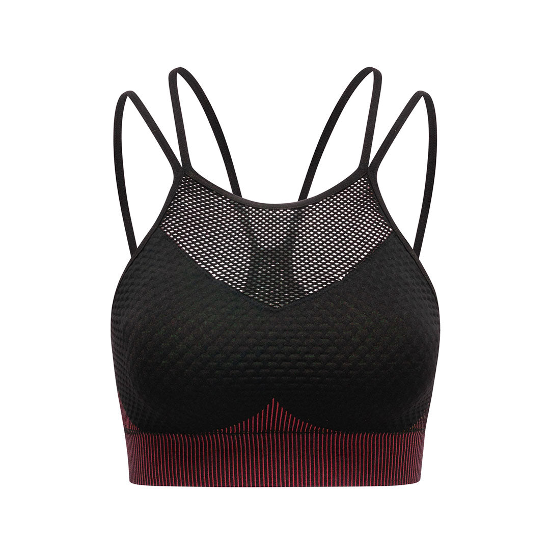 Quick-drying mesh sports bra