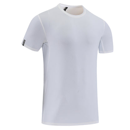 Men's breathable training short-sleeved top