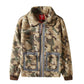 Camouflage plush thickened jacket