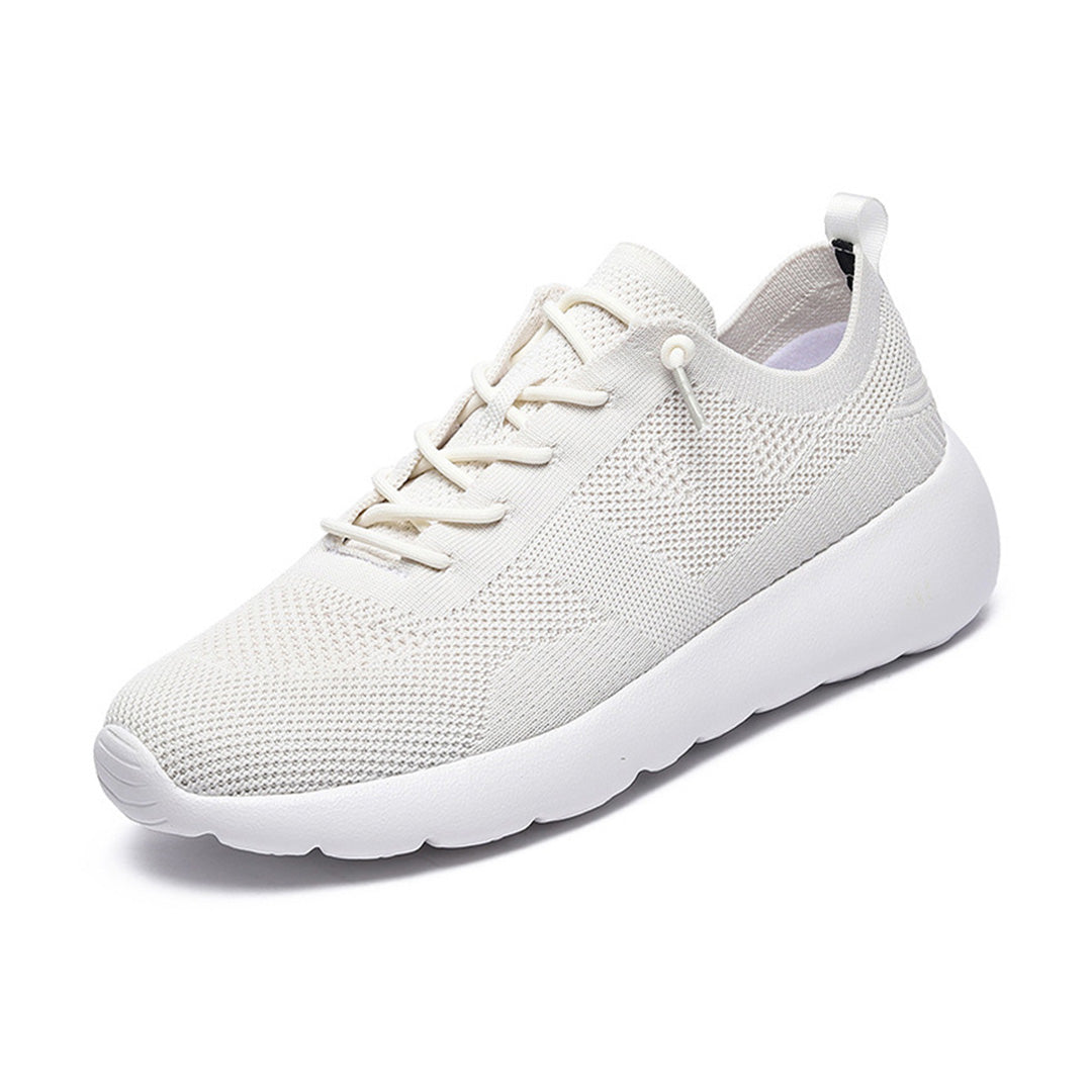 Lace-Up Lightweight Couples Thick-Soled Mesh Sneakers