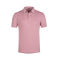 Men's summer trimmed sports polo shirt