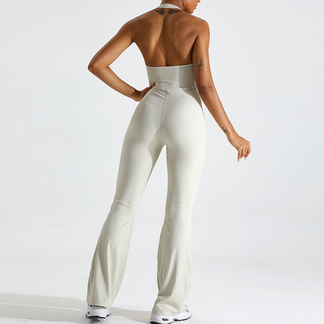 Tight yoga wear sports buttock lift one-piece suit