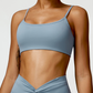 Sling back yoga tight sports bra