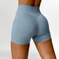 Casual sports nude tight yoga pocket shorts