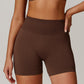 Seamless Quick-Dry High-Waisted Sport Shorts